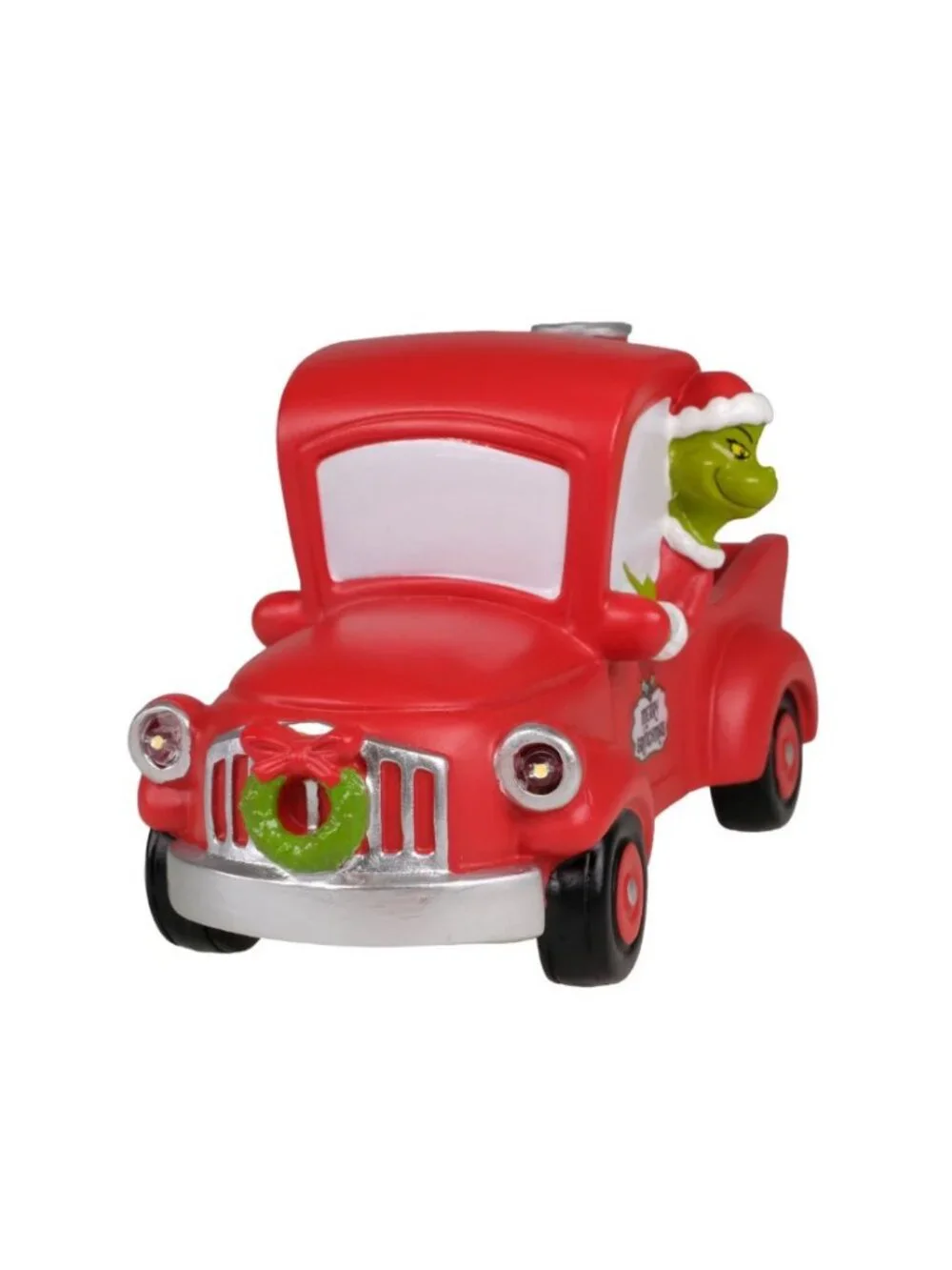 Grinch Red Truck Who Hash Light Up Christmas Village Decor New Box